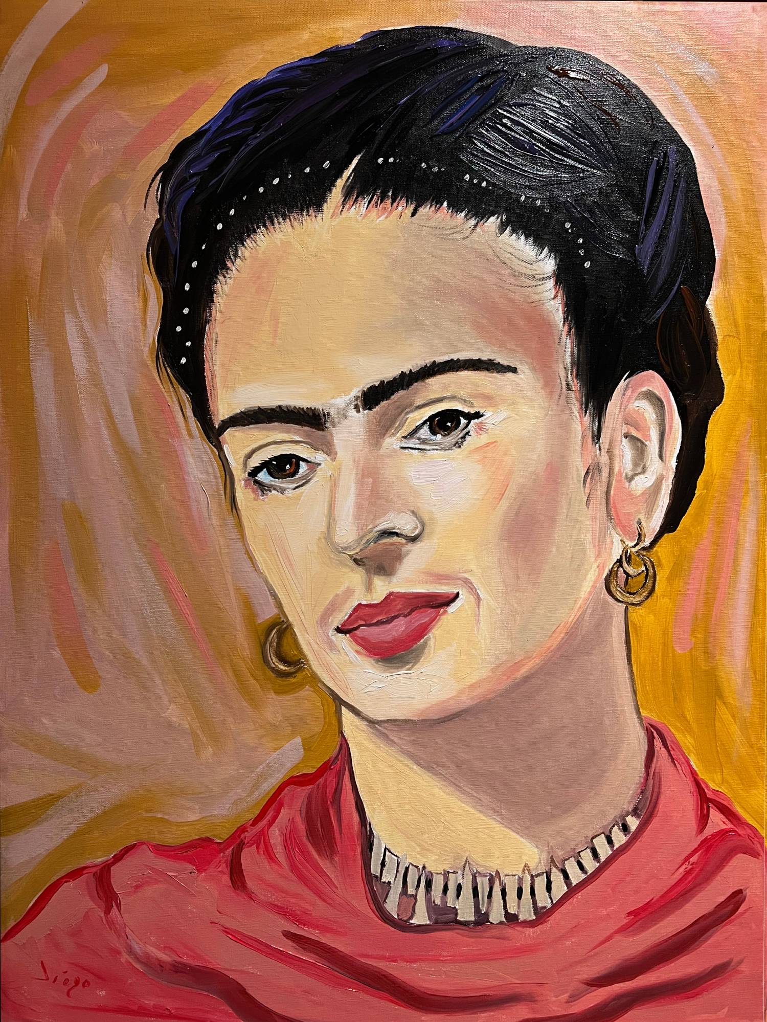 Frida Kahlo by Diego Besozzi - year 2022